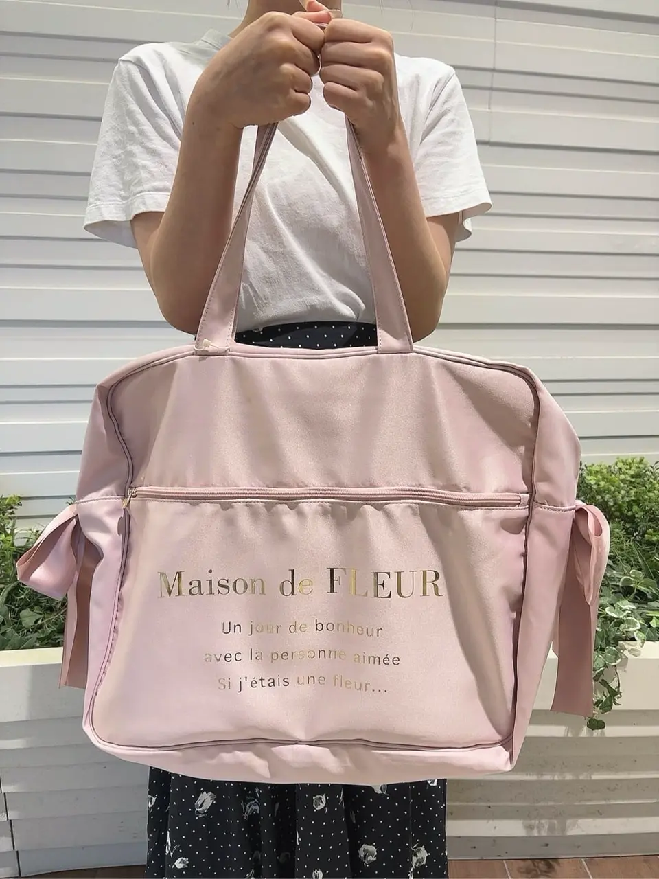 Maison de FLEURキャリーオンバッグ/グーフィー サテンキャリーオンバッグ/Maison de FLEUR（メゾン ド フルール）の