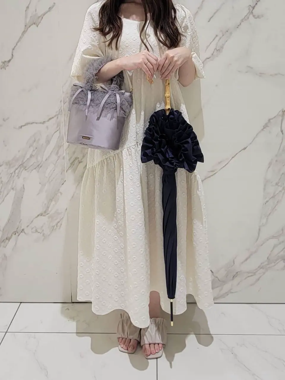 ヒートカットフリル長傘/Maison de FLEUR（メゾン ド フルール）の傘