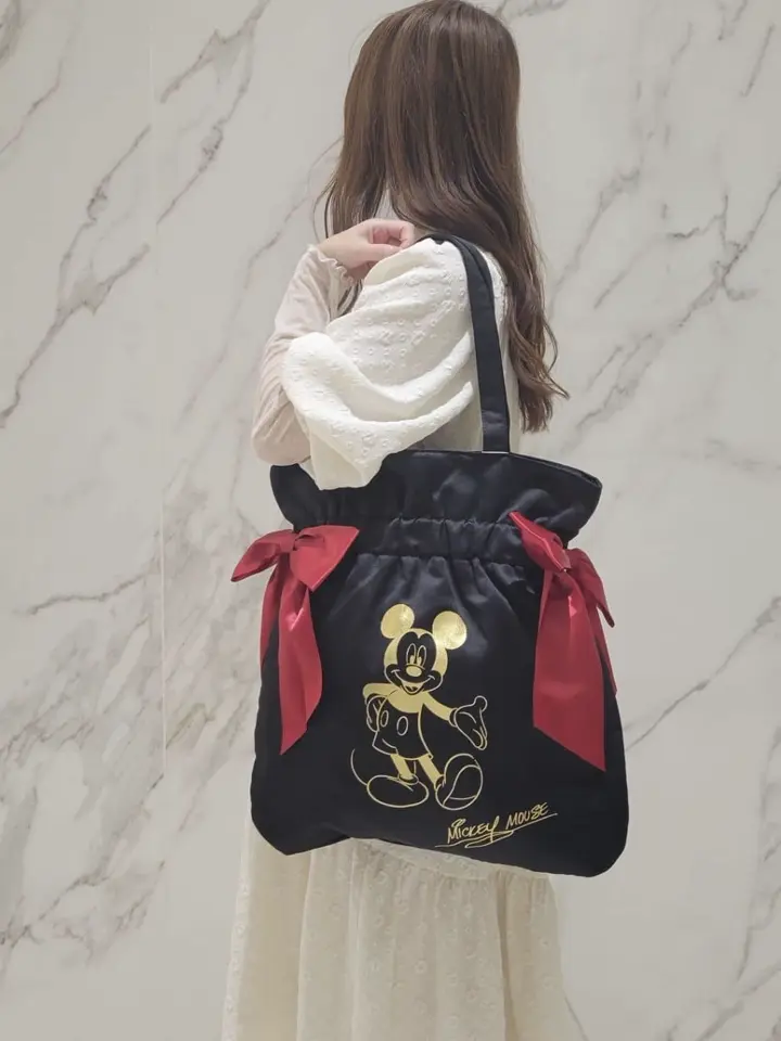 Mickey Mouse/ダブルリボントート/Maison de FLEUR（メゾン ド