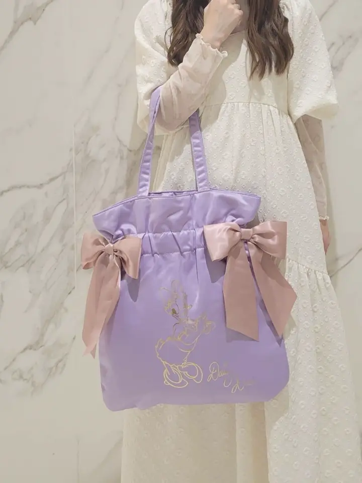 Daisy Duck/ダブルリボントート/Maison de FLEUR（メゾン ド フルール