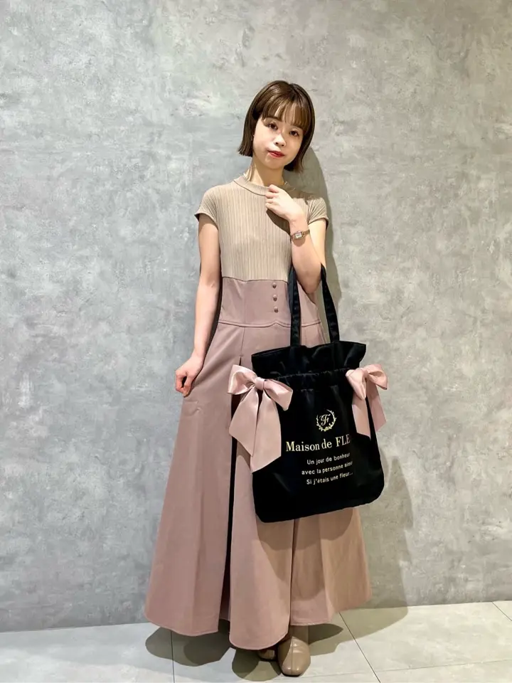 フロントボタンドッキングワンピース/earth music&ecology（アース