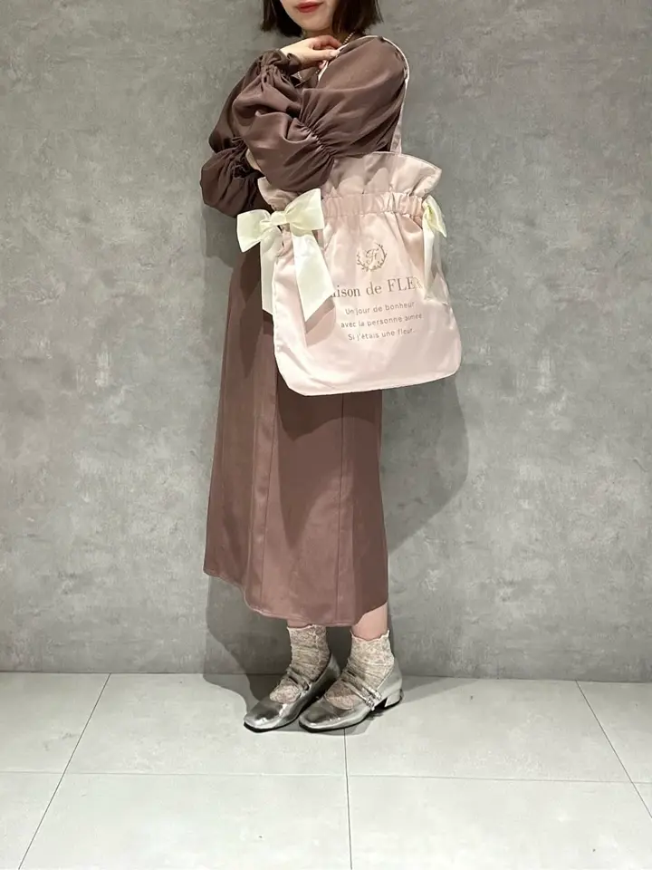 愛され上手なリボンワンピース/Maison de FLEUR Petite Robe（メゾンド