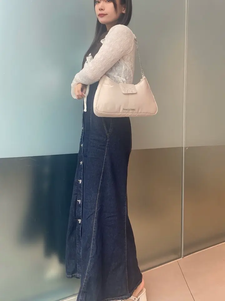 ビジューリボンハンドバッグ/Maison de FLEUR（メゾン ド フルール）の