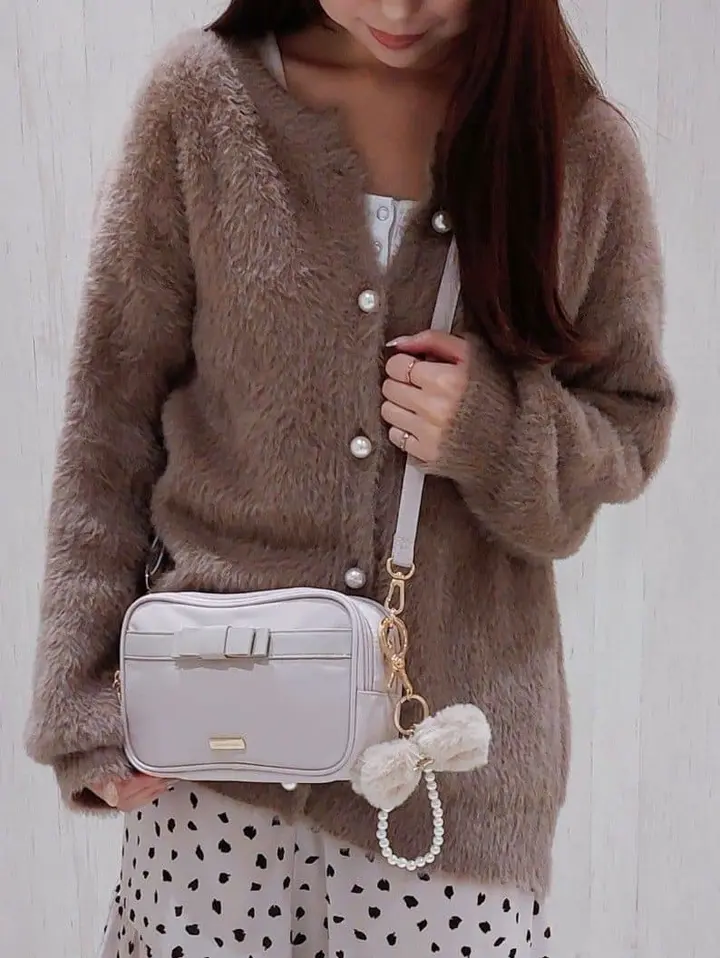 撥水加工2ルームミニショルダーバッグ/Maison de FLEUR（メゾン ド