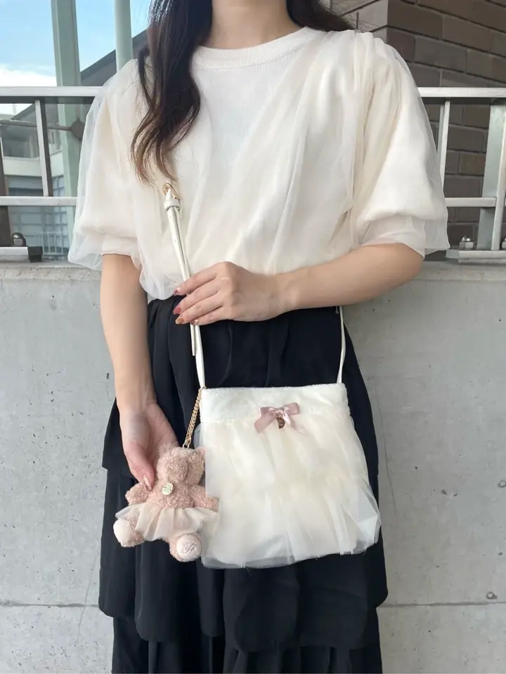 フローラフリルショルダーバッグ/Maison de FLEUR（メゾン ド フルール