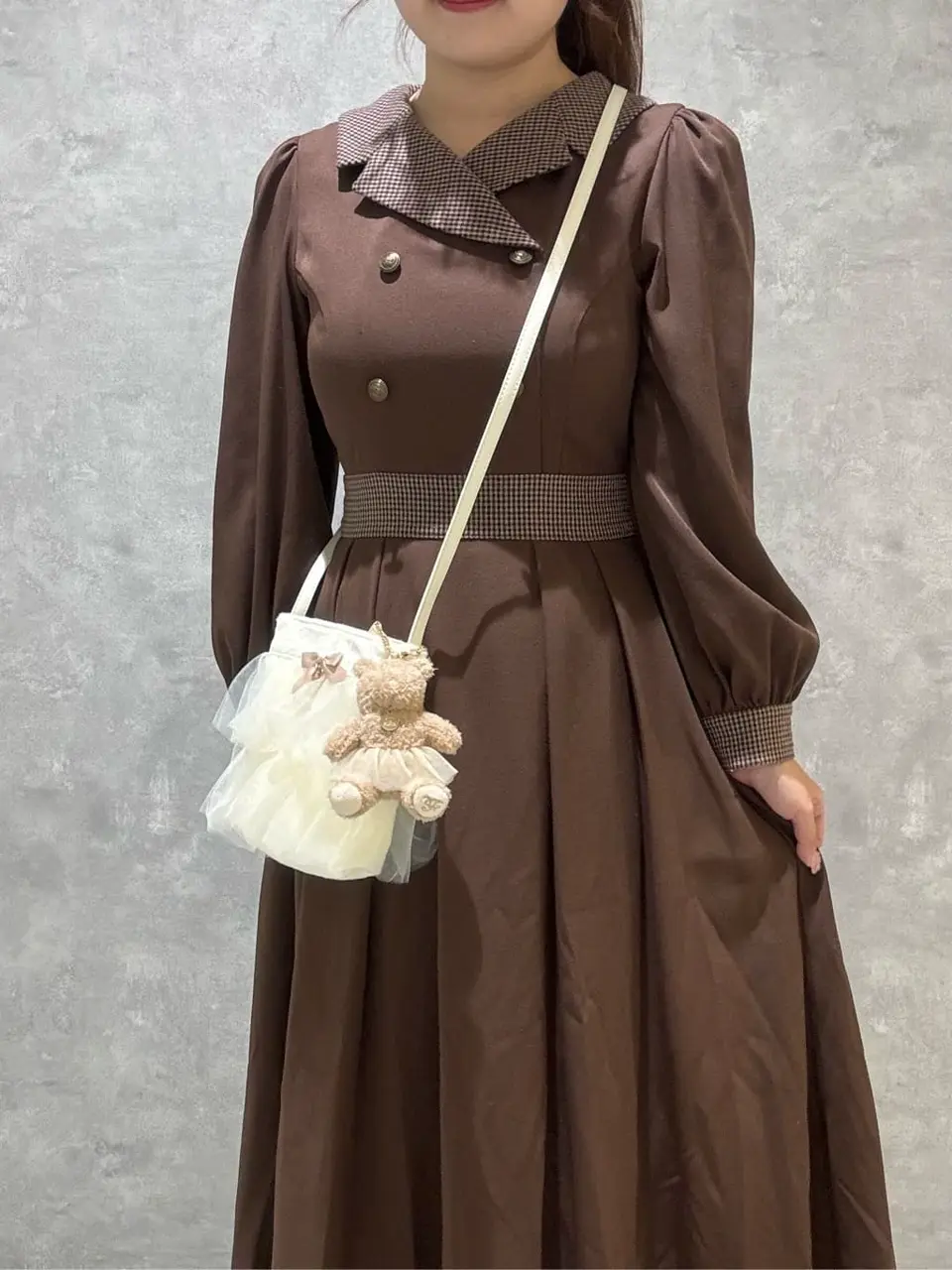 フローラフリルショルダーバッグ/Maison de FLEUR（メゾン ド フルール