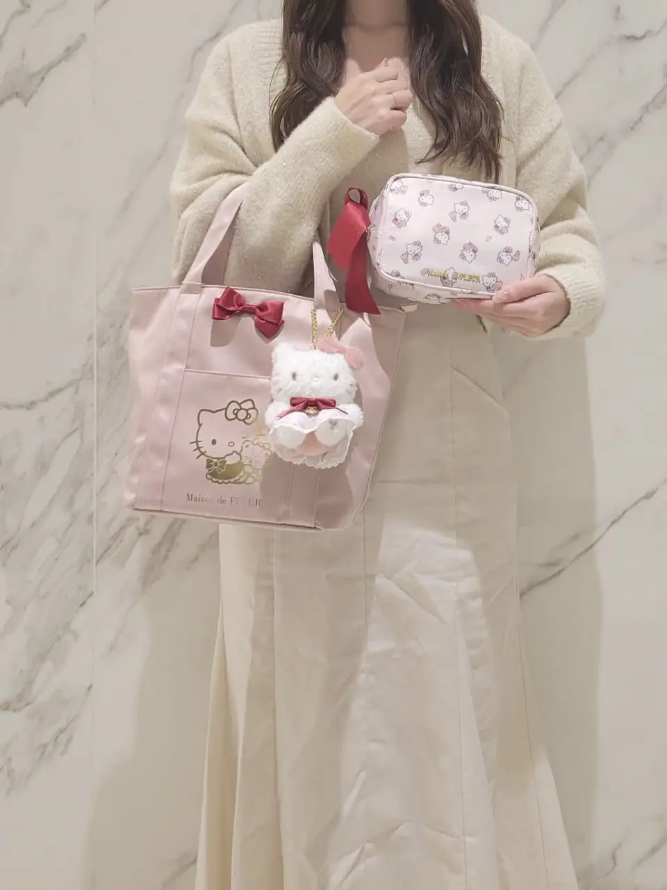 HELLO KITTY トートバッグ/Maison de FLEUR（メゾン ド フルール）の