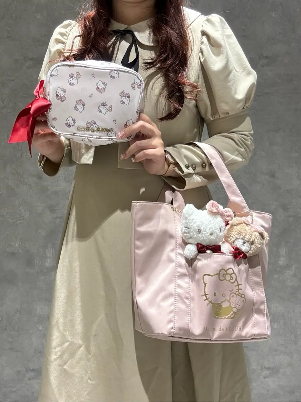 HELLO KITTY トートバッグ/Maison de FLEUR（メゾン ド フルール）の