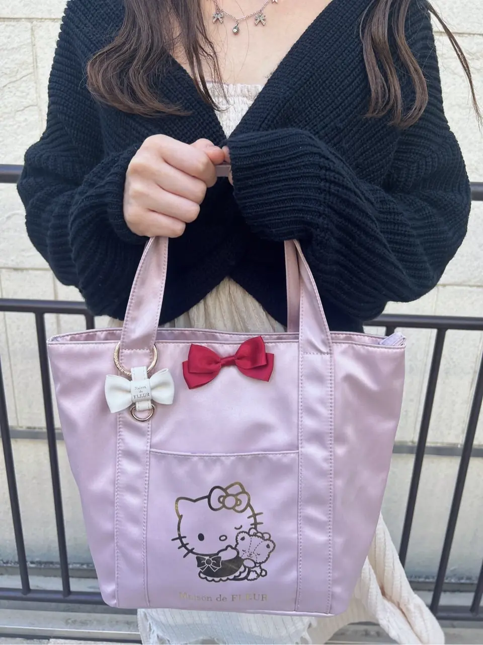 HELLO KITTY トートバッグ/Maison de FLEUR（メゾン ド フルール）の