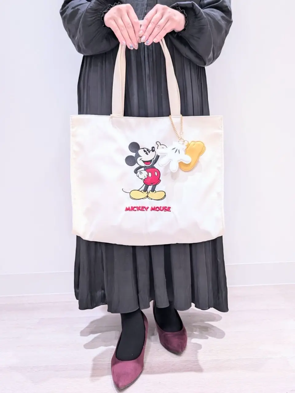 MickeyMouse/撥水加工トートバッグ/Maison de FLEUR（メゾン ド