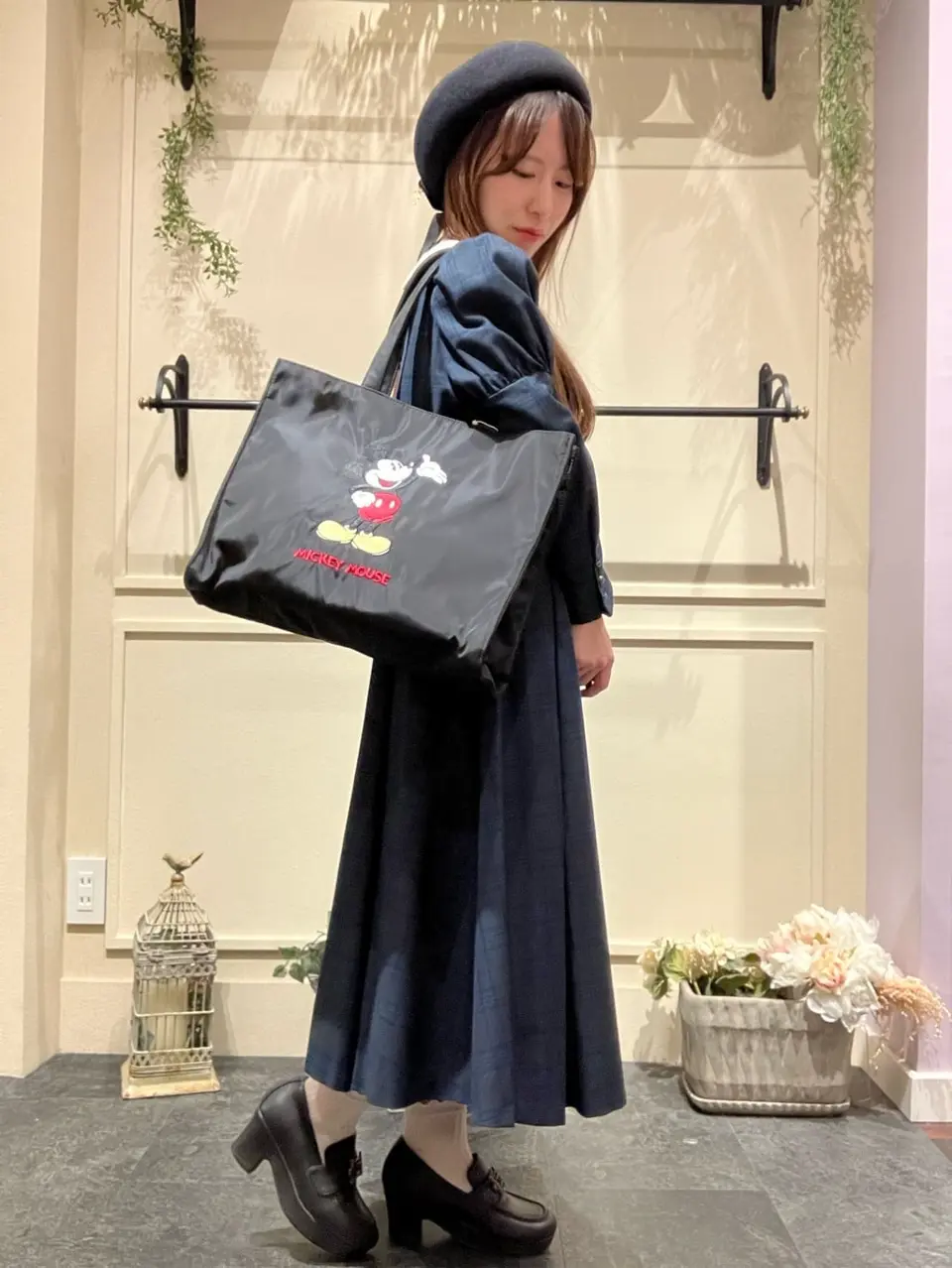 MickeyMouse/撥水加工トートバッグ/Maison de FLEUR（メゾン ド