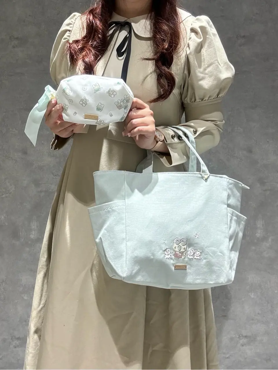 けろけろけろっぴ サイドポケットトートバッグ/Maison de FLEUR