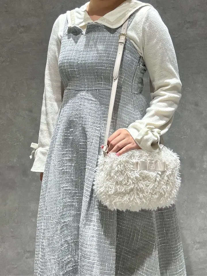 フェイクファーミニショルダーバッグ/Maison de FLEUR（メゾン ド