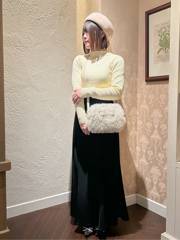 フェイクファーミニショルダーバッグ/Maison de FLEUR（メゾン ド