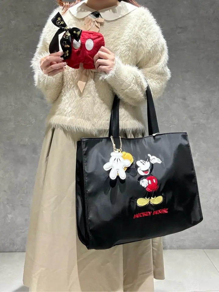 MickeyMouse/撥水加工トートバッグ/Maison de FLEUR（メゾン ド