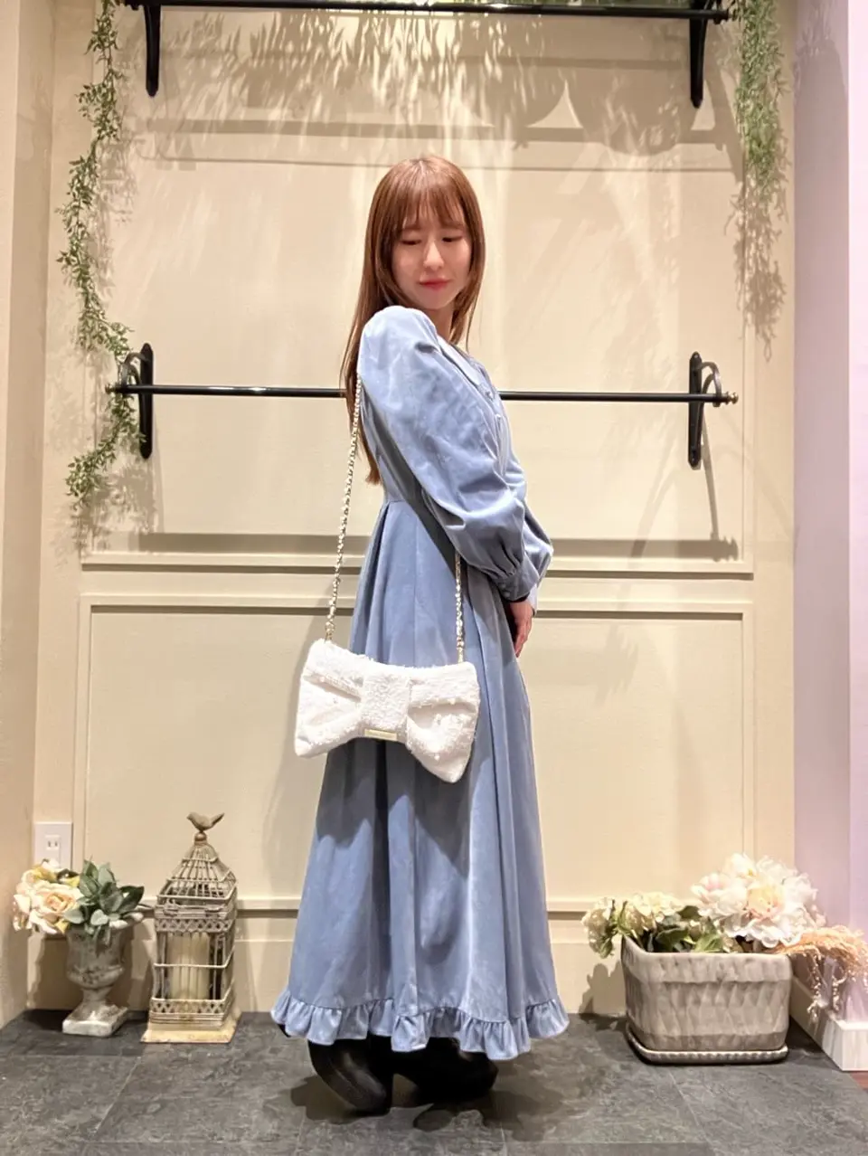 専用　ツイードリボンショルダーバッグ ツイードリボン型ショルダーバッグ/Maison de FLEUR（メゾン ド