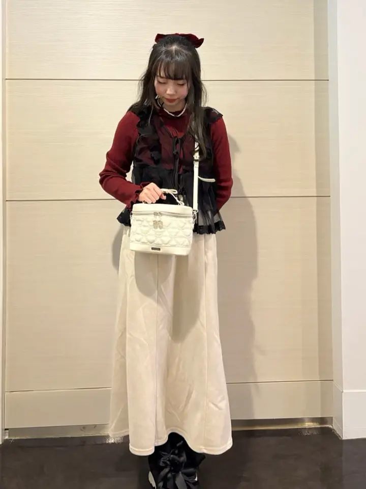 swing by フリルハイネックリブニット/Green Parks（グリーン パークス