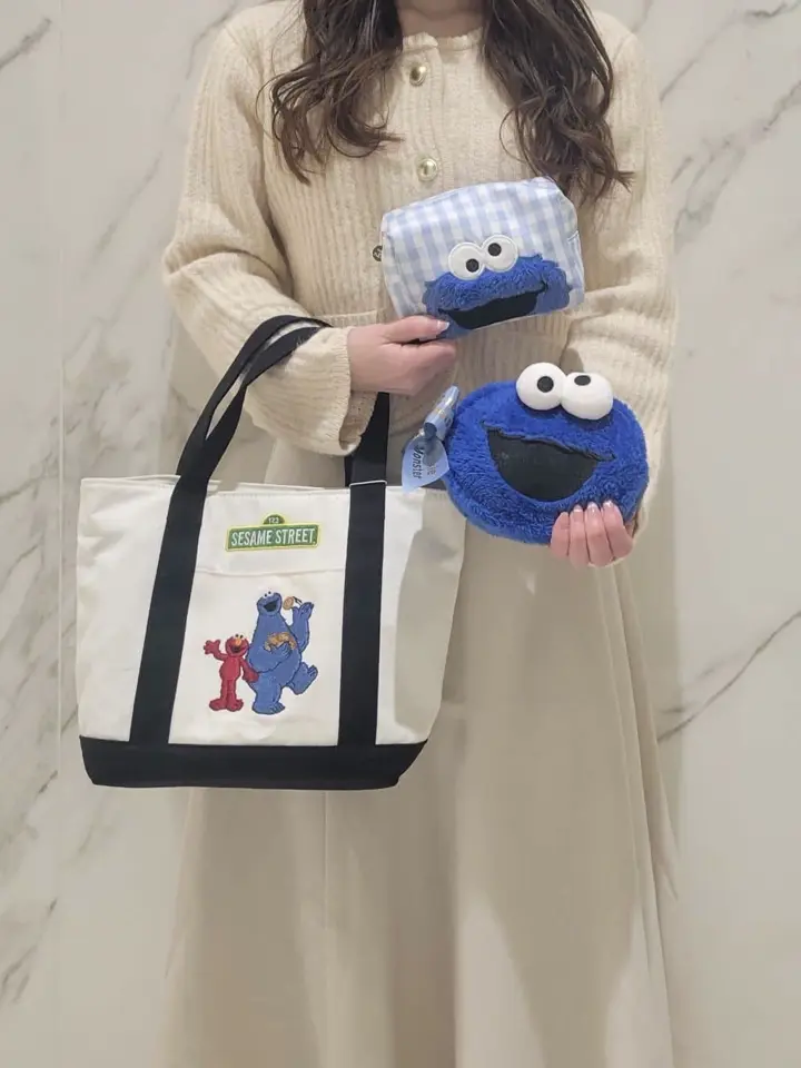 クッキーモンスター フェイスポーチ/Maison de FLEUR（メゾン ド