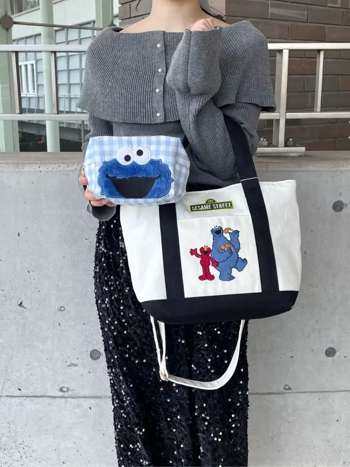 SESAME STREET 2Wayトートバッグ/Maison de FLEUR（メゾン ド フルール