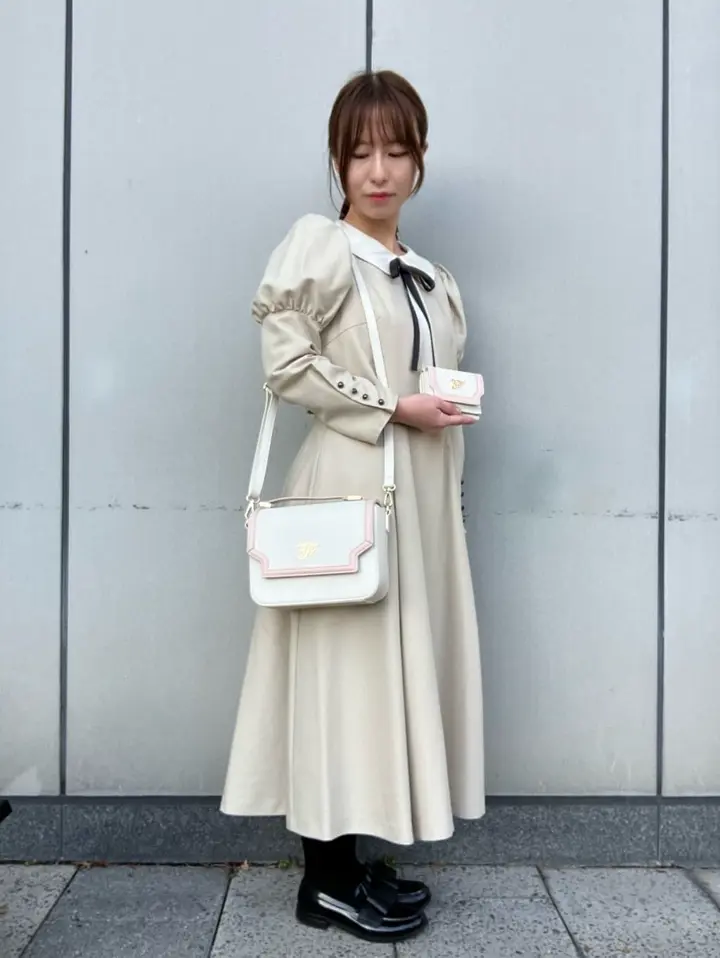 バイカラーバッグ・ウォレットセット/Maison de FLEUR（メゾン ド