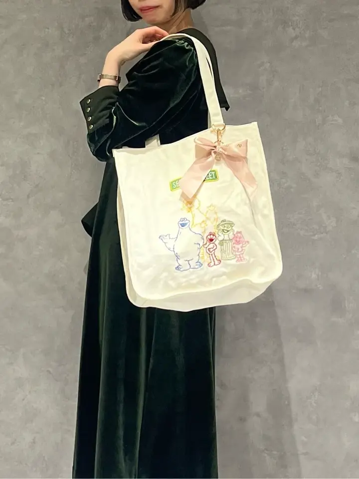 SESAME STREET スクエアトートバッグ/Maison de FLEUR（メゾン ド