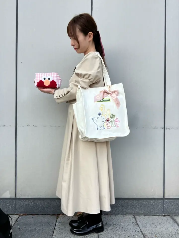 SESAME STREET スクエアトートバッグ/Maison de FLEUR（メゾン ド