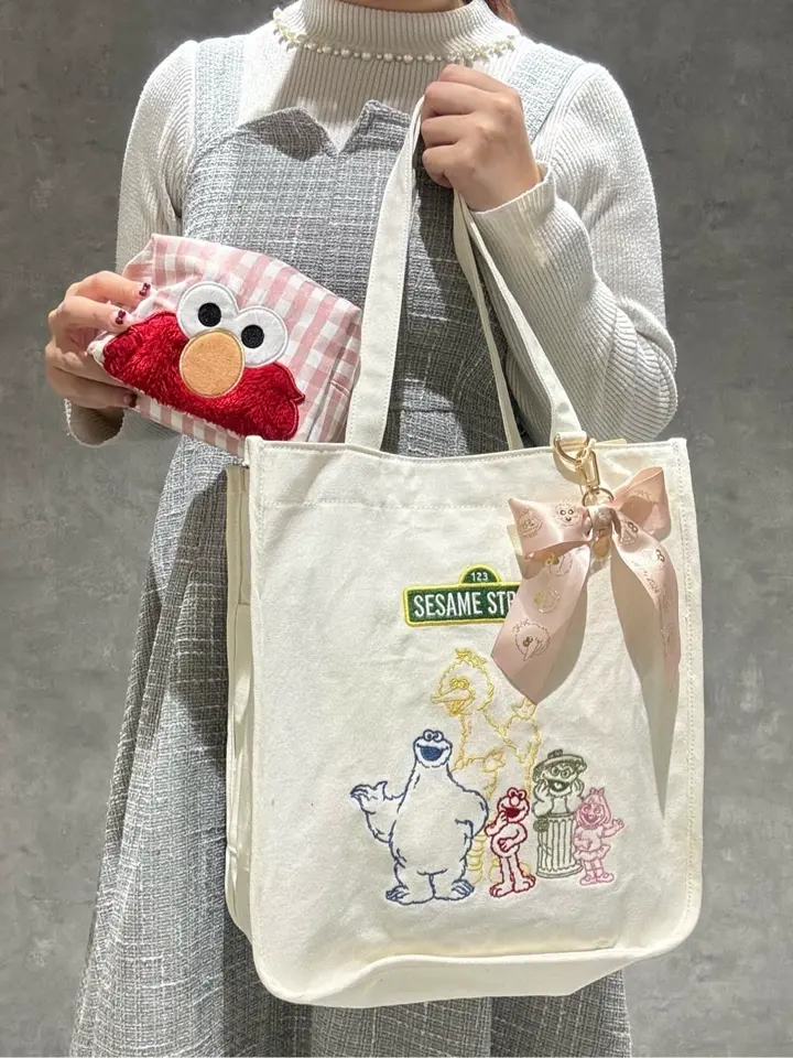 SESAME STREET スクエアトートバッグ/Maison de FLEUR（メゾン ド