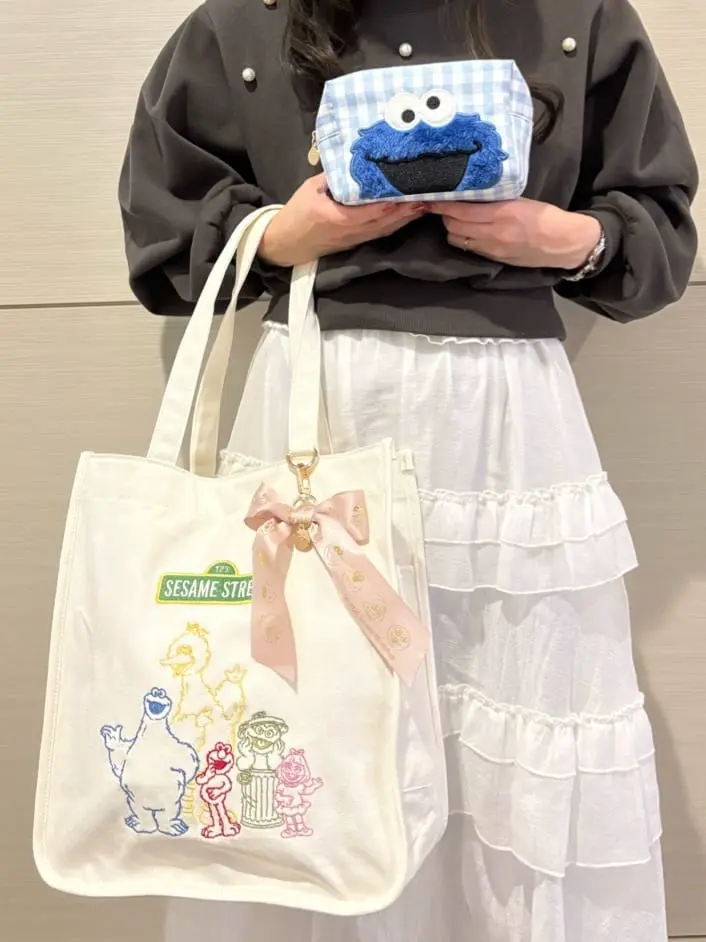 SESAME STREET スクエアトートバッグ/Maison de FLEUR（メゾン ド