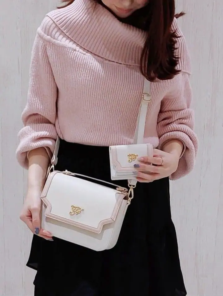 バイカラーバッグ・ウォレットセット/Maison de FLEUR（メゾン ド