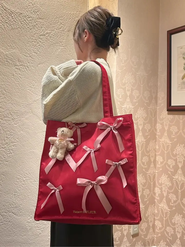 ストライプクラブ限定ベアチャーム/Maison de FLEUR（メゾン ド