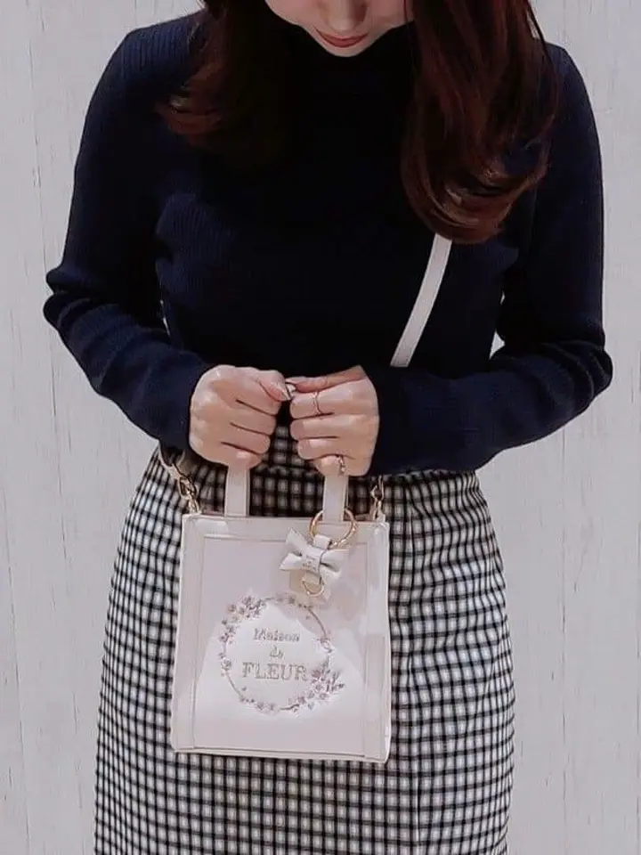 sakuraスクエア2Wayトートバッグ/Maison de FLEUR（メゾン ド フルール