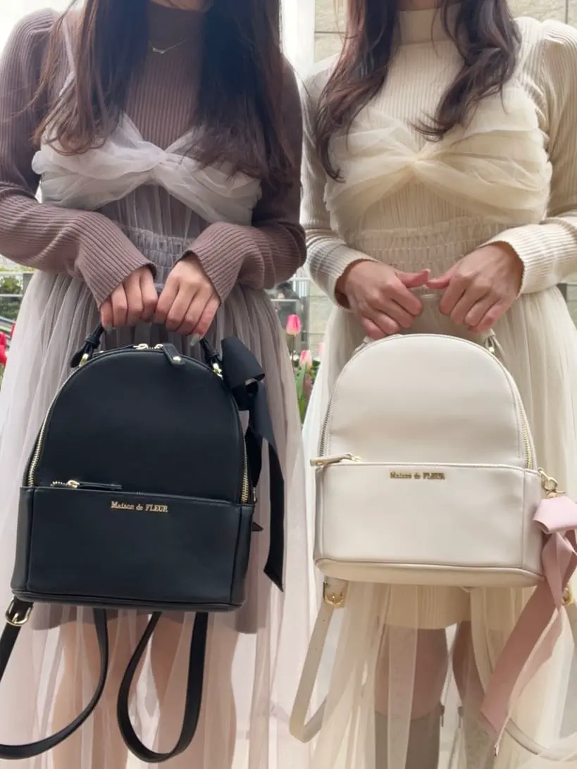 リボンMリュック/Maison de FLEUR（メゾン ド フルール）のリュック