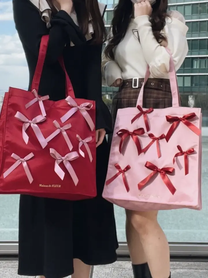 メゾンドフルール リボントートバッグ 宇治抹茶 京都ポルタ店限定