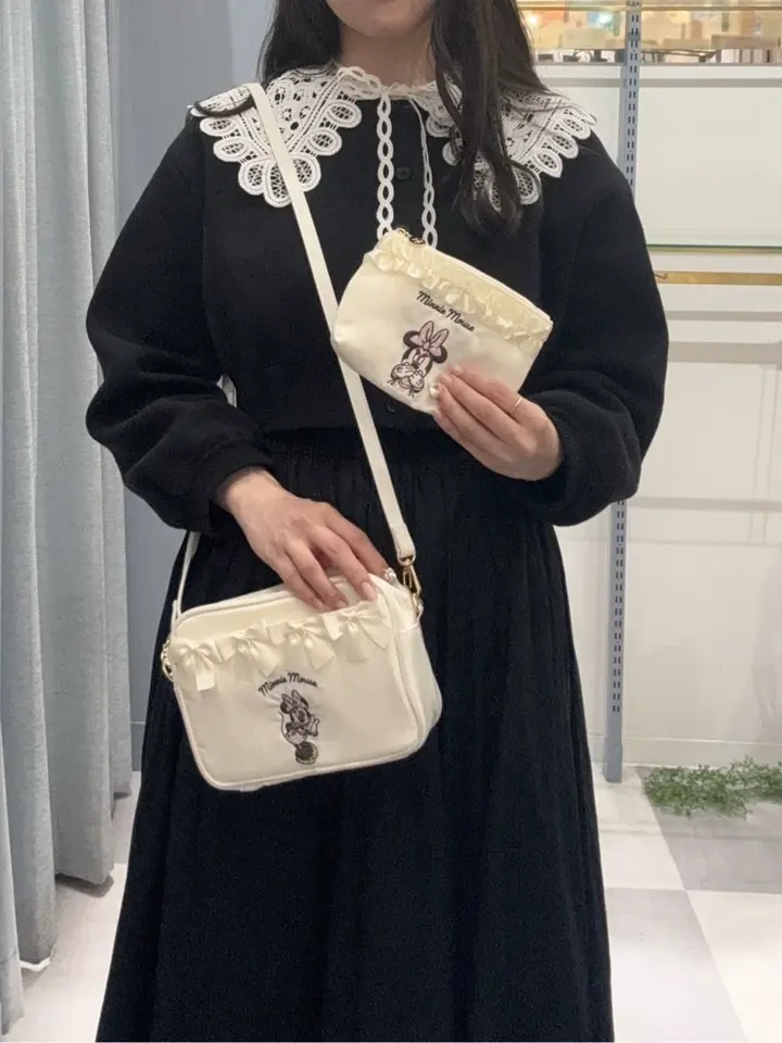 Minnie Mouse/リボンショルダーバッグ/Maison de FLEUR（メゾン ド