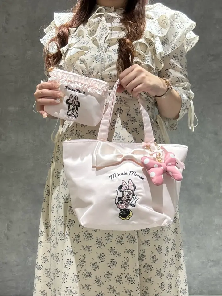 Minnie Mouse/リボントートバッグ/Maison de FLEUR（メゾン ド
