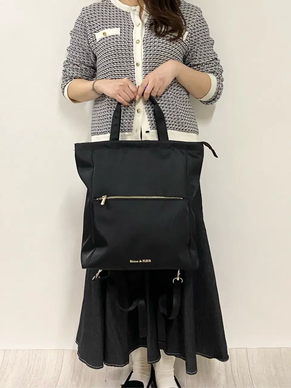 撥水加工2Wayトートリュック/Maison de FLEUR（メゾン ド フルール）の