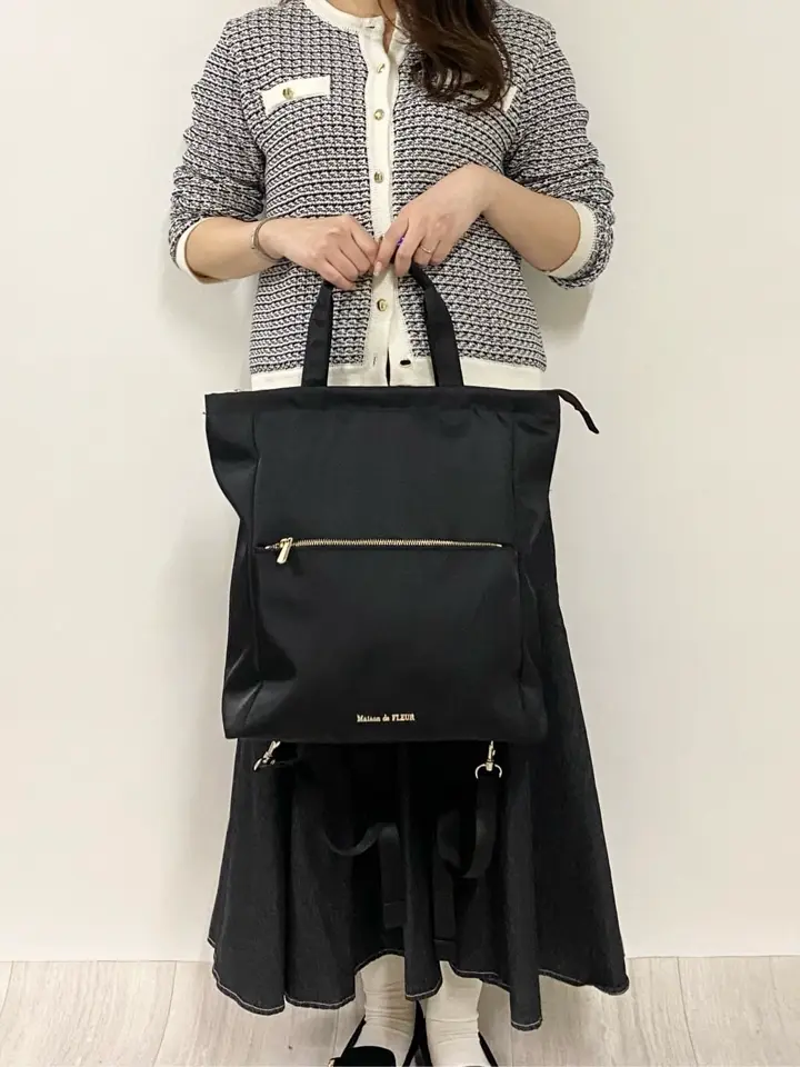 撥水加工2Wayトートリュック/Maison de FLEUR（メゾン ド フルール）の