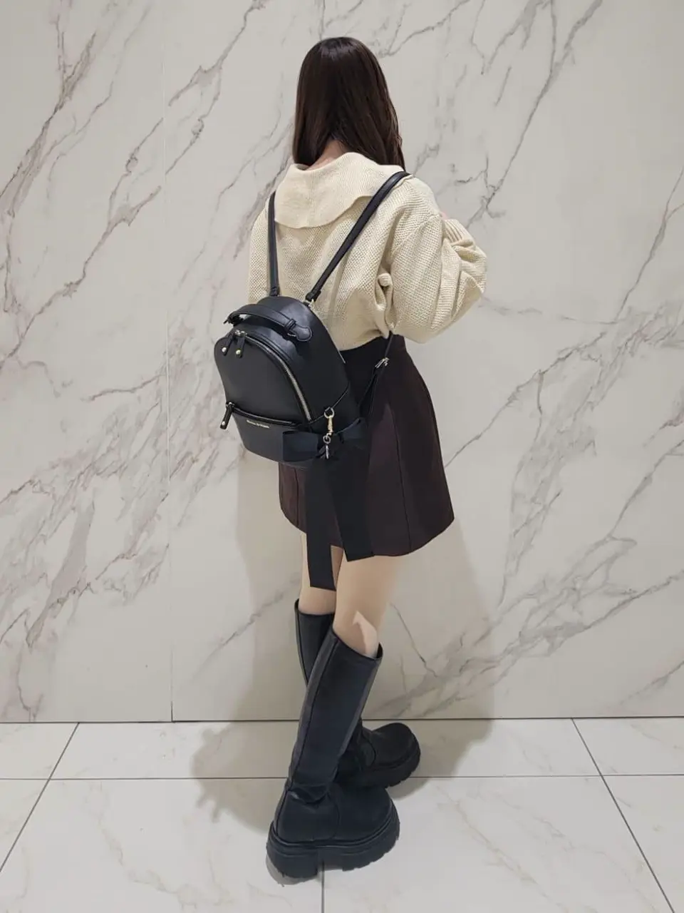 リボンMリュック Maison de FLEUR リボンMリュック/Maison de FLEUR（メゾン ド フルール）のリュック