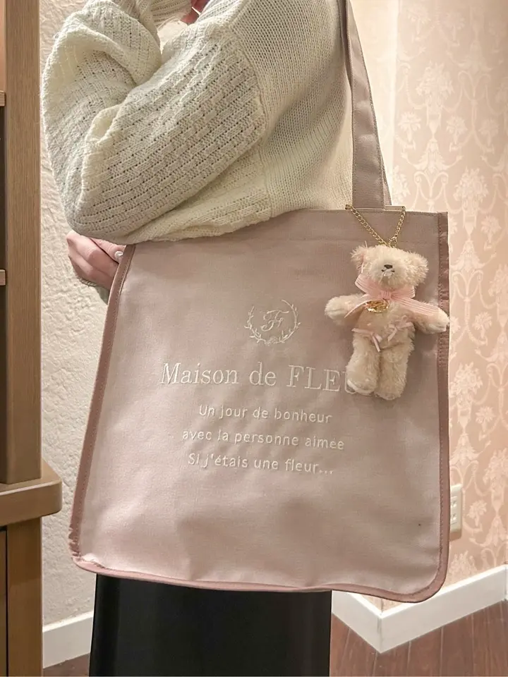 ストライプクラブ限定ベアチャーム/Maison de FLEUR（メゾン ド