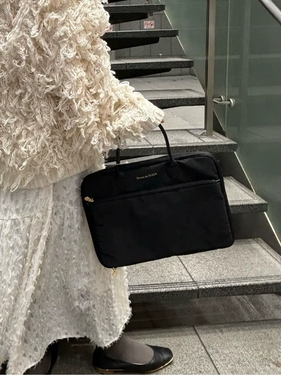 レザーハンドルPCケース/Maison de FLEUR（メゾン ド フルール）の