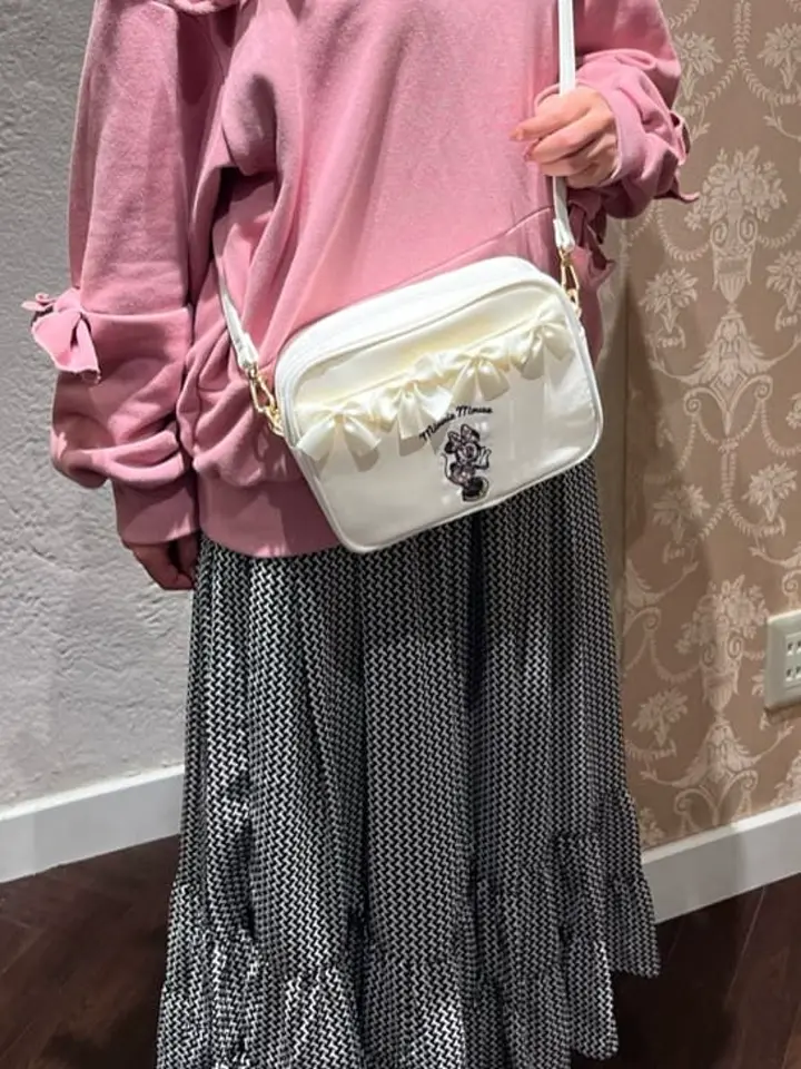 Minnie Mouse/リボンショルダーバッグ/Maison de FLEUR（メゾン ド