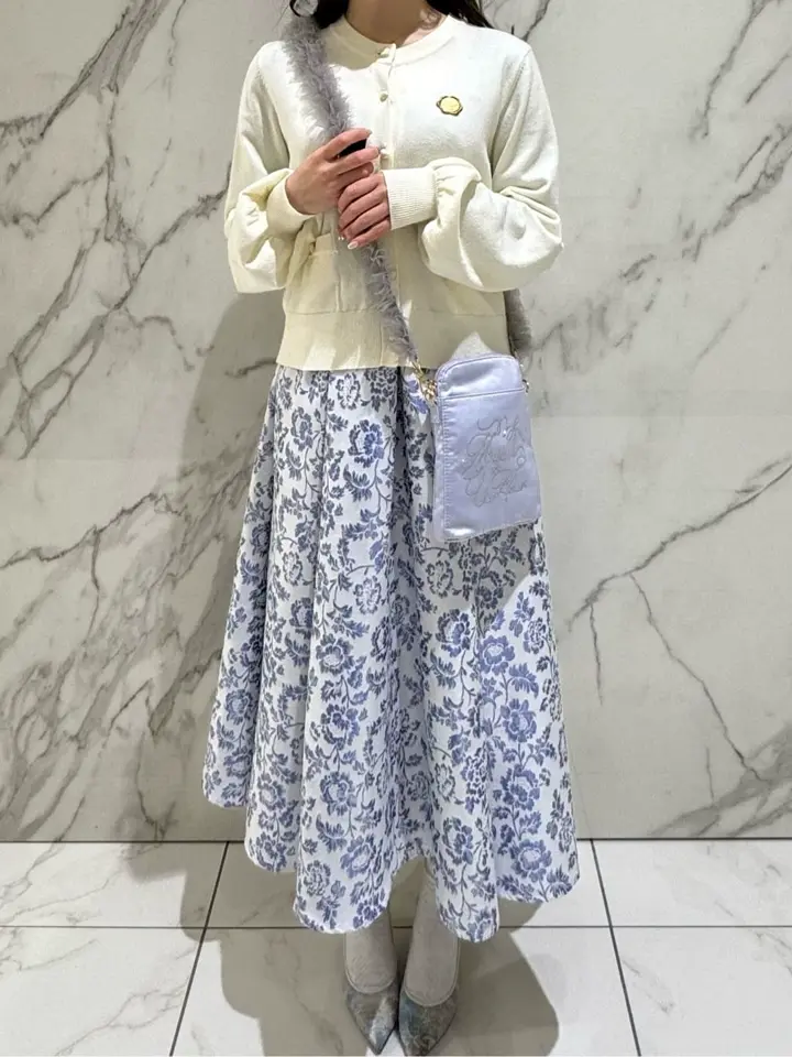 EC限定チュールハンドルラインストーンショルダー/Maison de FLEUR