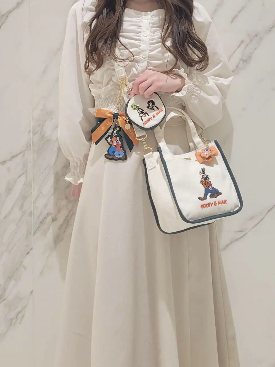 Goofy/Max/ポーチ付ショルダー/Maison de FLEUR（メゾン ド フルール