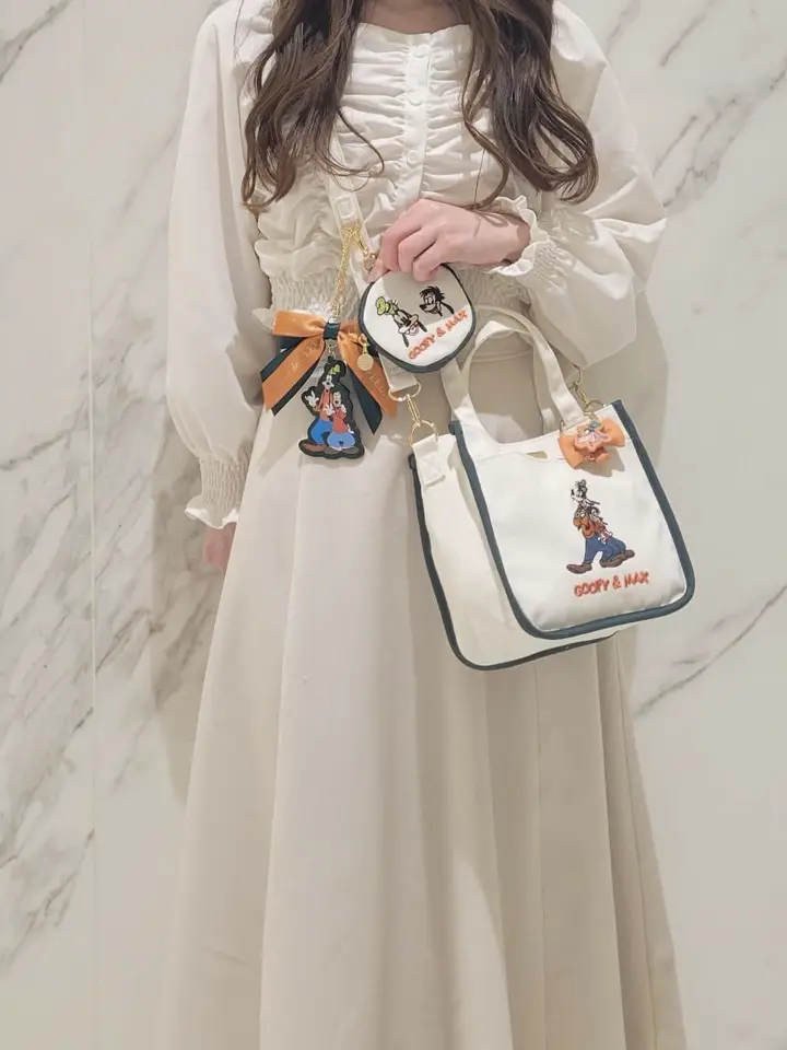 Goofy/Max/リボンチャーム/Maison de FLEUR（メゾン ド フルール）の