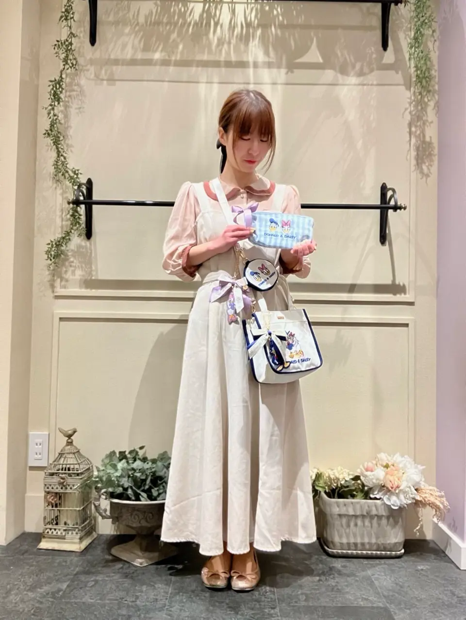 Donald/Daisy/ロングポーチ/Maison de FLEUR（メゾン ド フルール）の