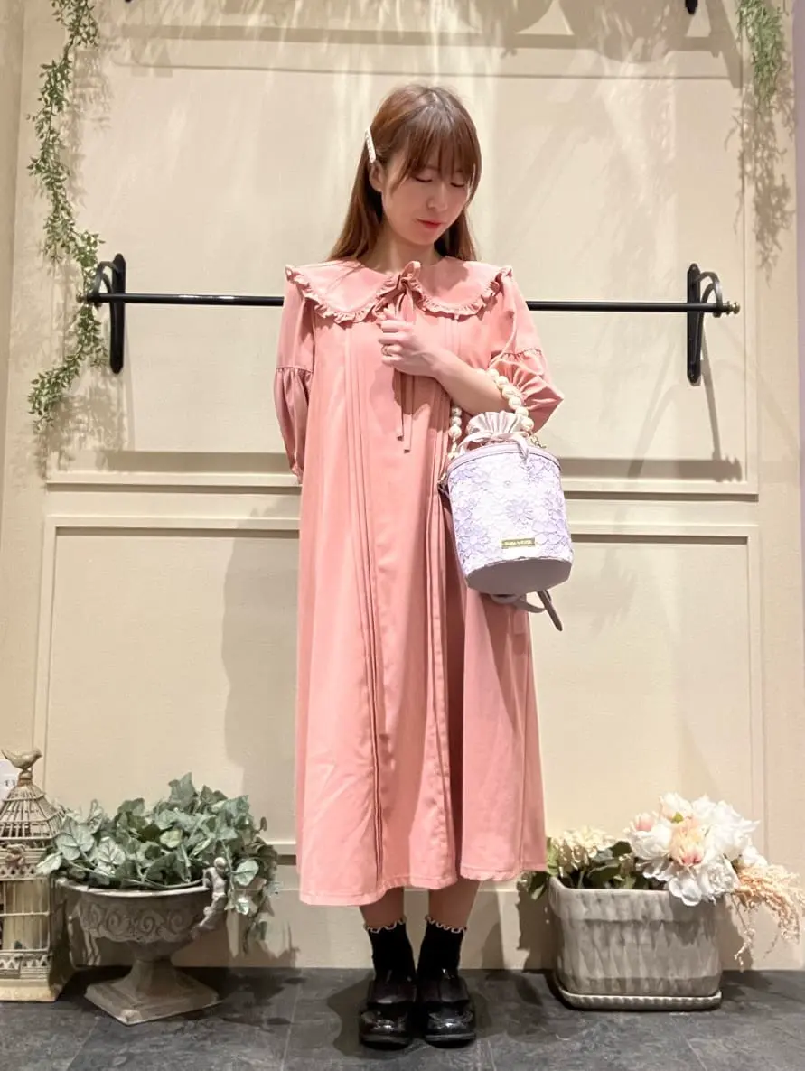 フラワーレース2Wayバケツ型バッグ/Maison de FLEUR（メゾン ド