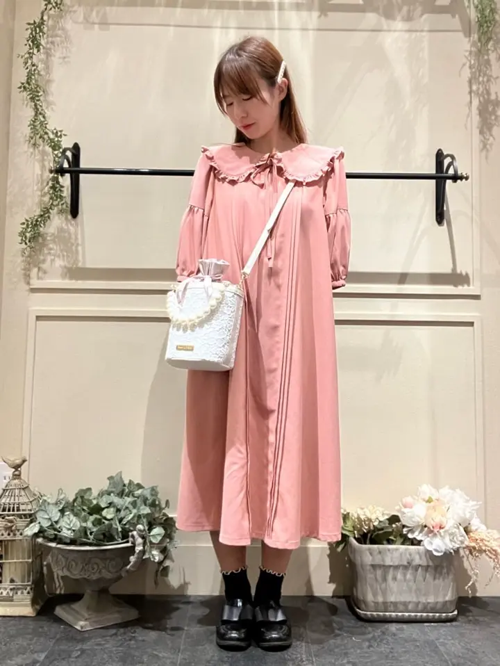 フラワーレース2Wayバケツ型バッグ/Maison de FLEUR（メゾン ド