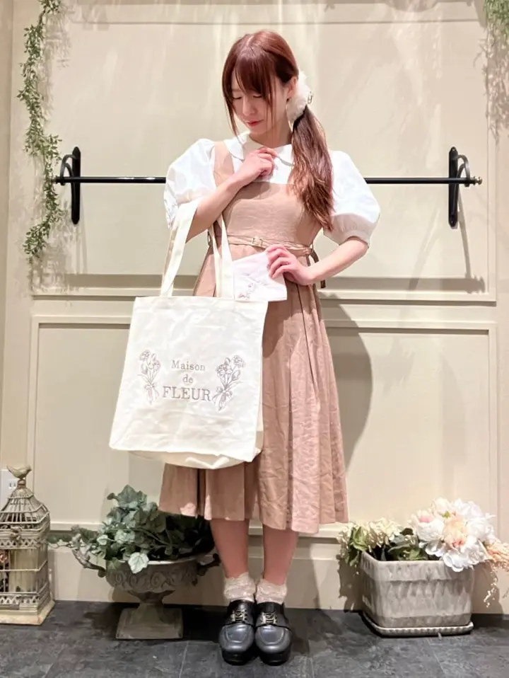 日比谷花壇コラボ タオルハンカチ/Maison de FLEUR（メゾン ド