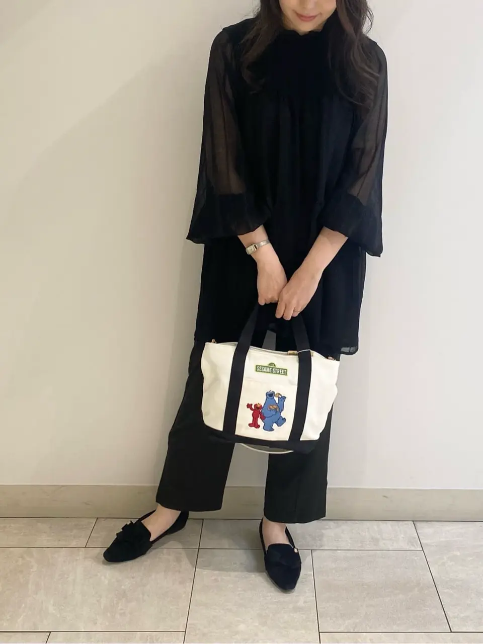 SESAME STREET 2Wayトートバッグ/Maison de FLEUR（メゾン ド フルール