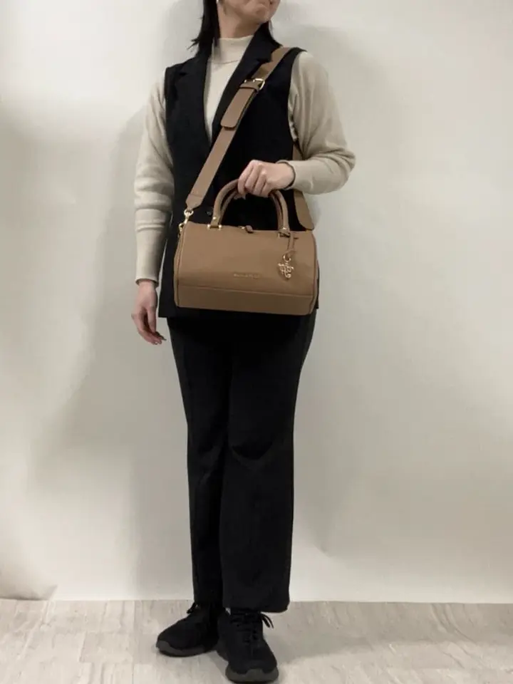 マットワイドボストンバッグ/Maison de FLEUR（メゾン ド フルール）の